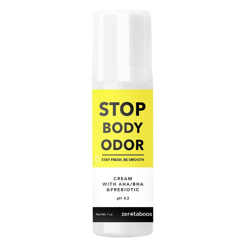 Zerotaboos BHA & AHA Deodorant for Women â€“ Cream Underarm Whitening & Brightening Deodorant with Prebiotics and Postbiotics â€“ Aluminum-Free, Baking Soda-Free, Fragrance-Free - Image 1
