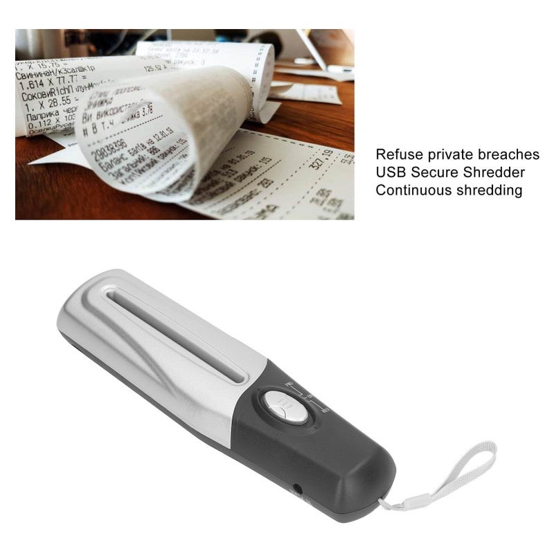 Mini Hand Operated Paper Shredder A6 A4 Size Cutter Scrapbooking Craft Tool For Home Office Travel - Image 3