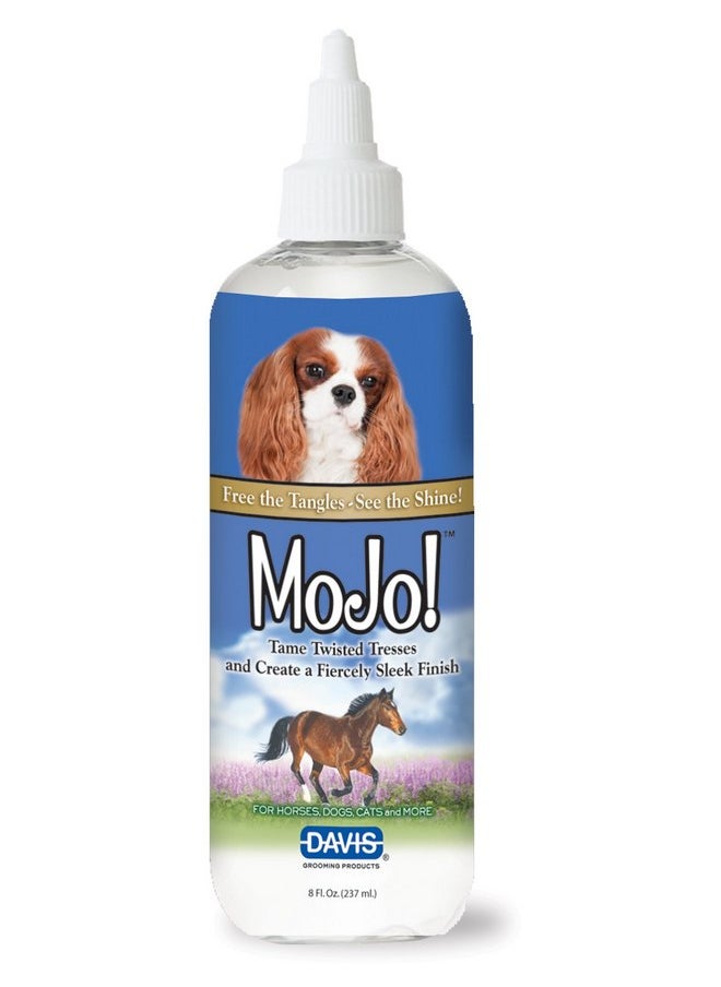 تصنيع ديفيس - Davis Mojo، 8 أونصة - مصل لفك التشابك وإضفاء مظهر أنيق للكلاب والقطط - Image 1