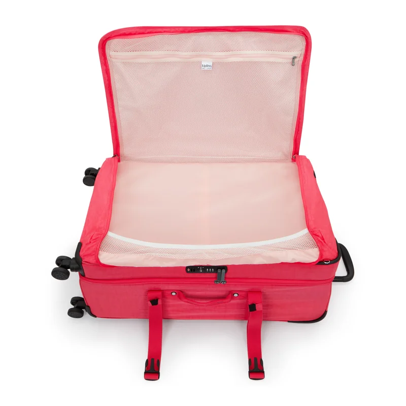 kipling Spontaneous Female Large Wheeled Luggage - Resort Pink