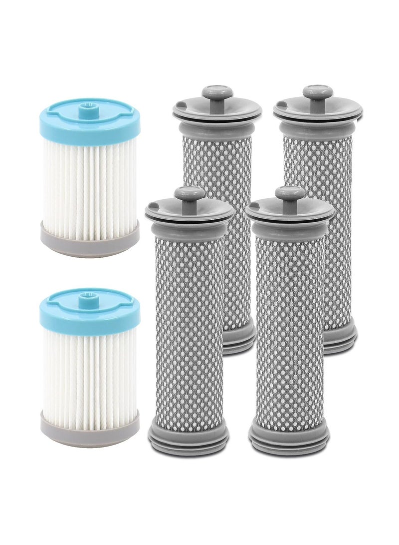 SYOSI طقم استبدال فلتر مكنسة كهربائية لاسلكية لتينكو A10/ A11 هيرو A10/A11 ماستر و PURE ONE S11 لمكنسة كهربائية لاسلكية PWRHERO11 سناب 4 فلاتر مسبقة 2 فلتر HEPA - Image 1