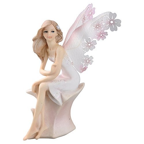 Comfy Hour Fairyland Collection The Sitting Fairy Figurine, Stone Resin - Image 1