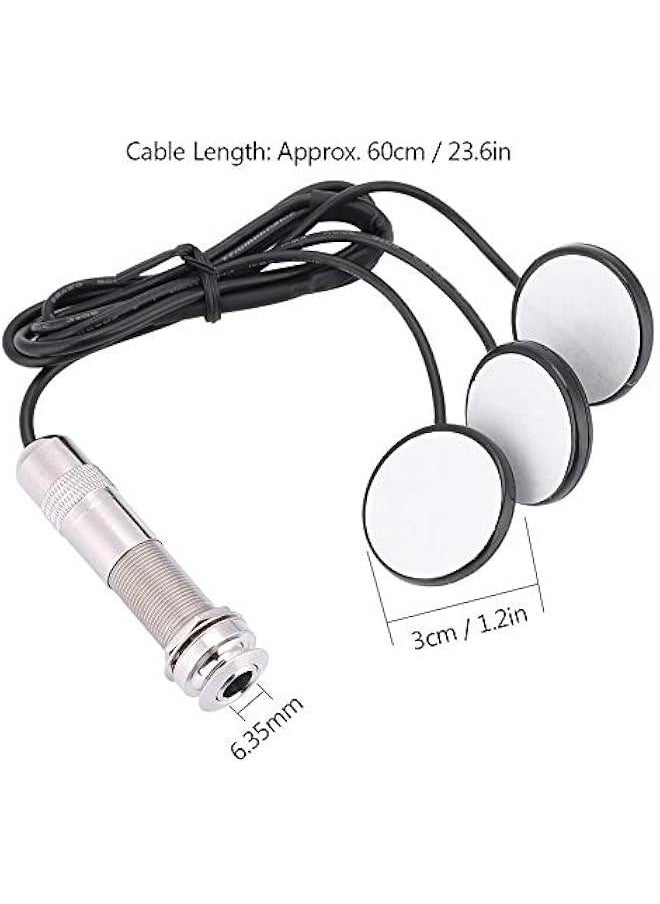 Acoustic Guitar Pickup Piezo Transducer, Guitar Pickup 6.35mm Pickup Piezo Transducer, Pickups Piezo Transducer for Guitar