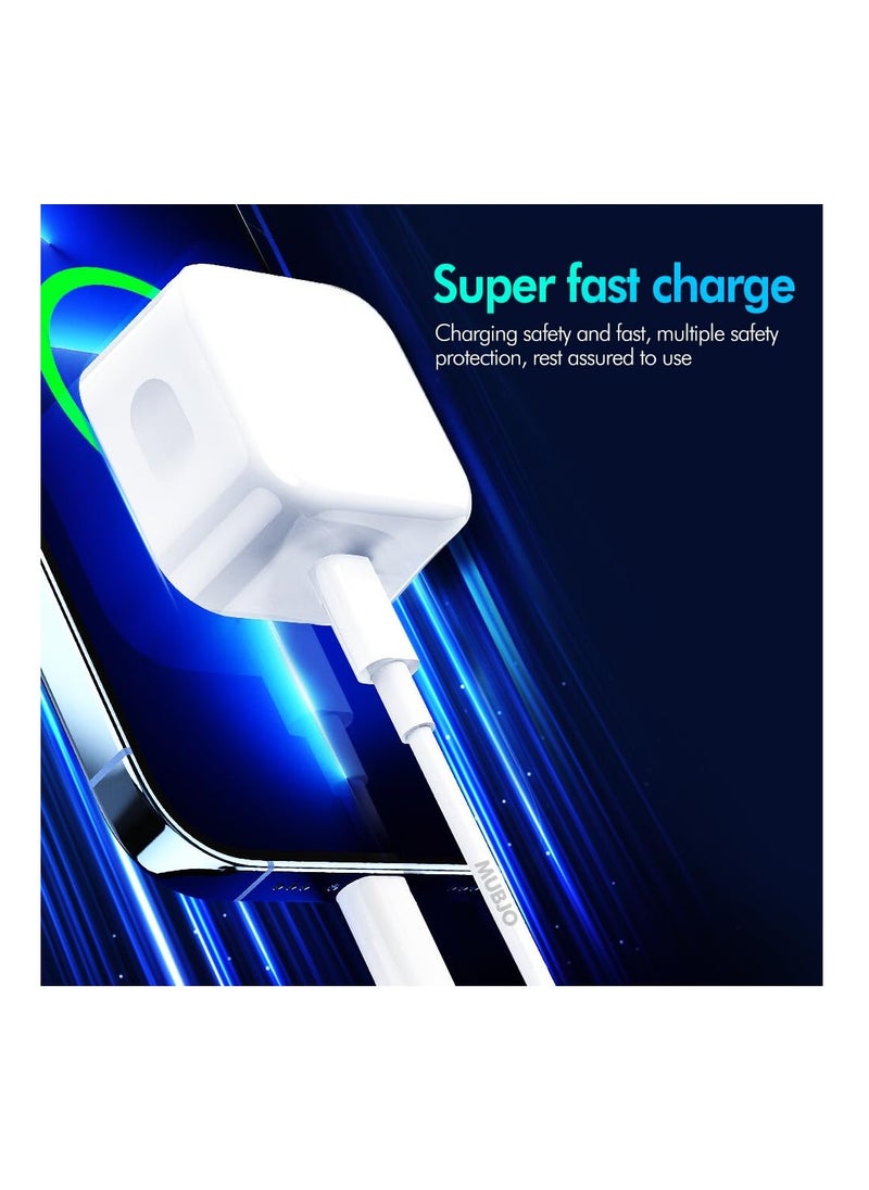 Anmi 20W PD USB C Fast Charger Plug and USB C Fast Charge Cable 2M,Type C Wall Charging Fast Charger,for iPhone 14 13 12 11,i-Pad  - Image 5