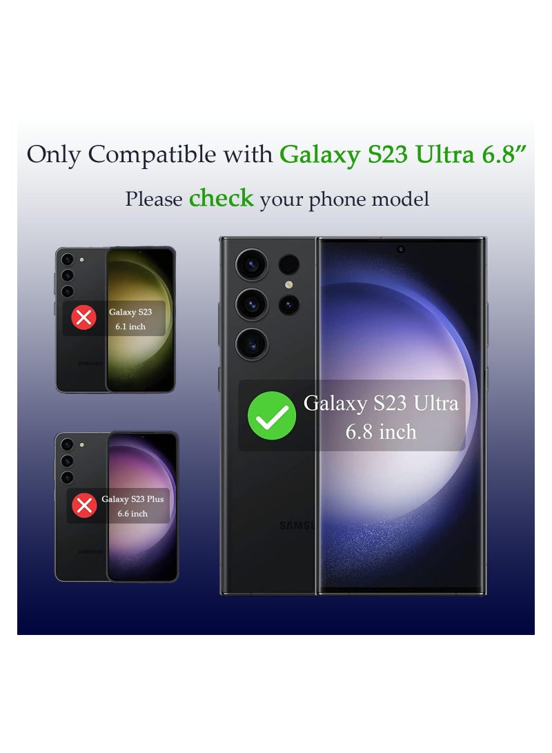 Zikra Suntown 3 Pack Screen Protector Hydrogel Film for Samsung Galaxy S23 Ultra¬† [Not Glass], Clear Flexible Protective TPU Film Full Coverage for Galaxy S23 Ultra 6.8 inches Accessories - Image 2