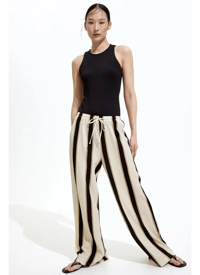اتش اند ام Wide pull-on trousers