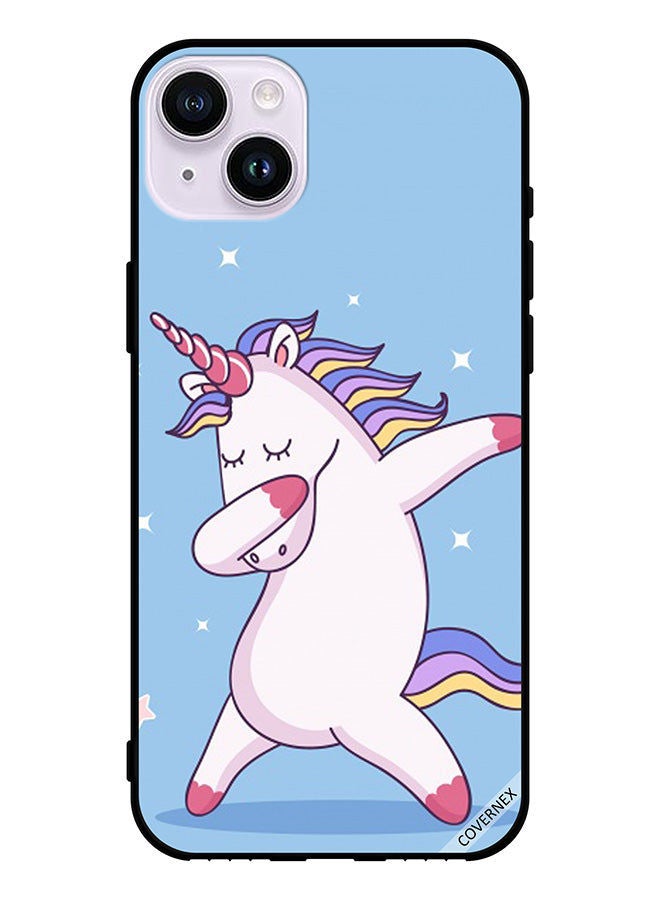 Covernex Protective Case Cover For Apple iPhone 14 Unicorn Dab - Image 1