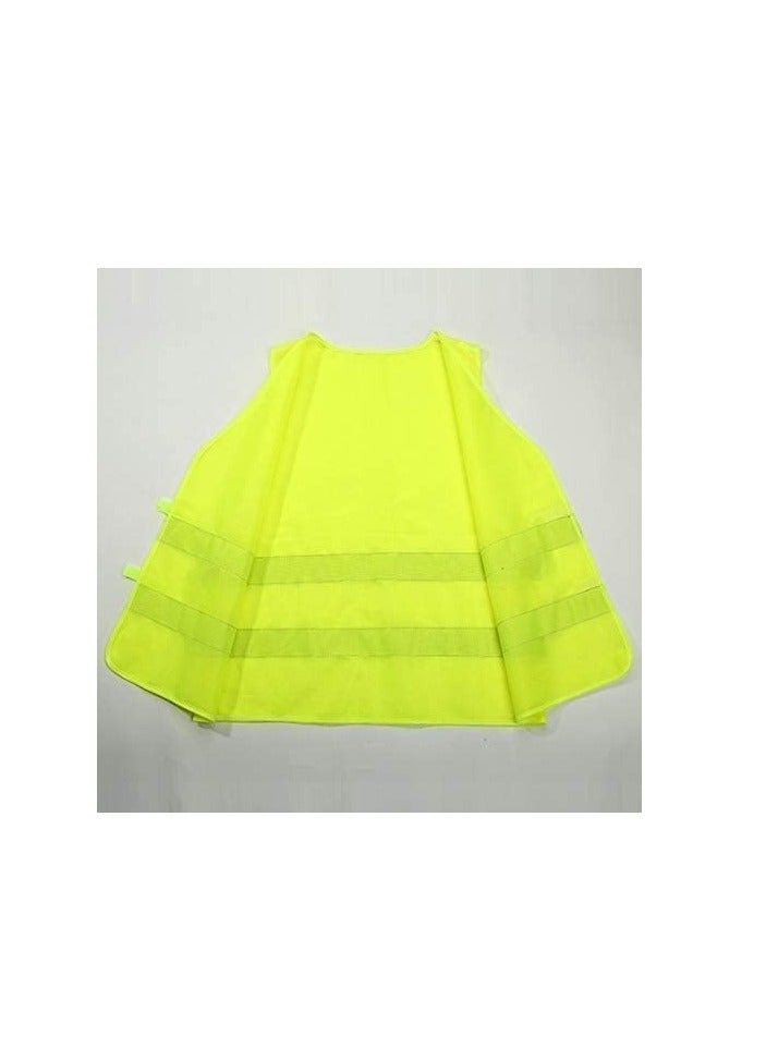 ECVV ECVV 2PCS Reflective Vest Working Clothes High Visibility Day Night Warning Safety Vest Traffic Construction Safety Clothing (green) - Image 2