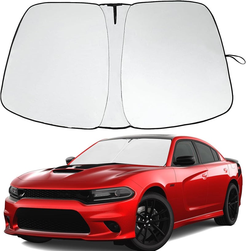 GZSH 2024 Upgrade Front Windshield Sunshade for Dodge Charger - Image 1