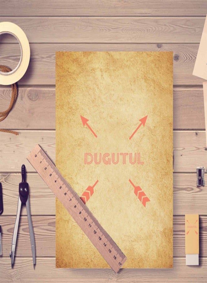 DUGUTUL 50 DUGUTUL Old Looking Vintage Design Stationery Paper, 8.5 x 11 in, Double Sided, Textured, Printer Friendly for Invitation, Letter, Resume, Award, Diploma, Art, Craft, Certificate (A) - Image 5