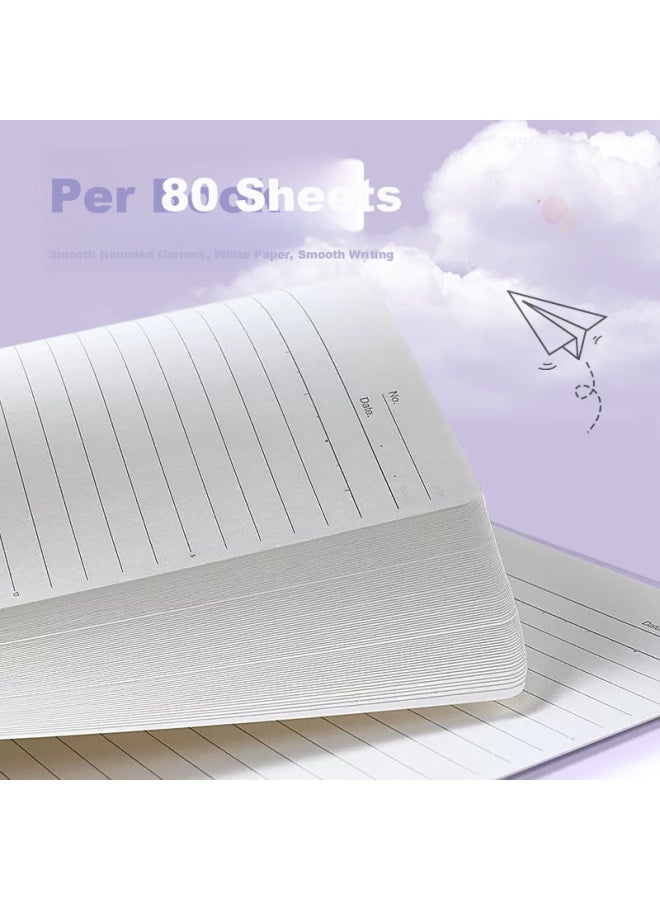 Wengu B5/80 Sheets Non-stick Gradual Change Color Spiral Notebook High Value Exquisite Advanced Feeling Postgraduate Entrance Examination Notebook Student High Value Stationery Sxq-010 (b5) Blue - Image 4
