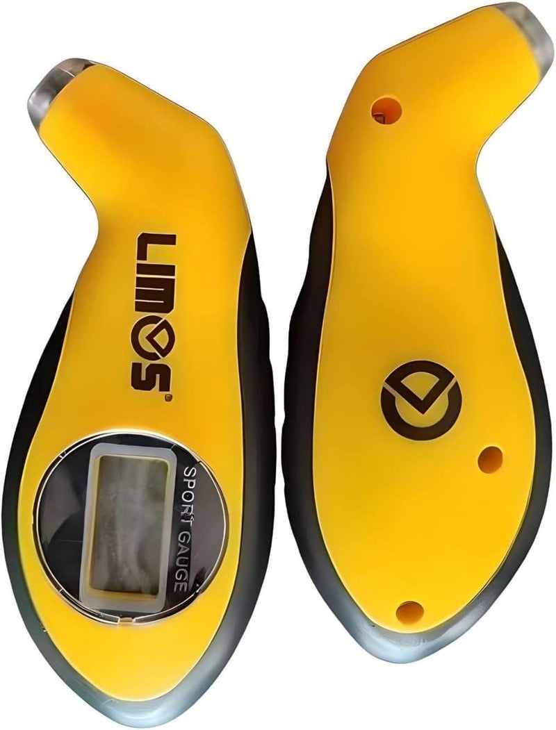 LIMOS Lcd Digital Tire Air Pressure Gauge Tester Tool W/Light, Yellow - Image 5