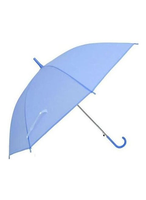 Letter -J- Umbrella In Fabric With Automatic Opening Handle Blue