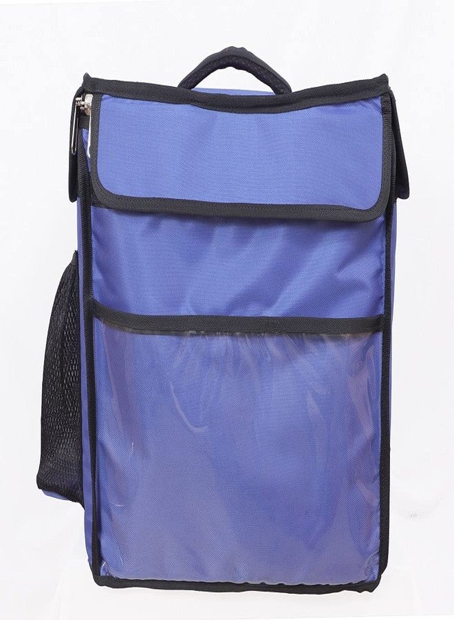 Quaffor Royal Blue Food/Pizza/Cake/zomato delivery Backpack Bag 34 LTR - Image 5