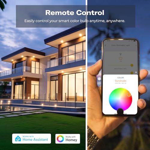 THIRDREALITY Zigbee Smart Color Bulb ZL1 4Pack,Compatible with Home Assistant(ZHA&Z2M), SmartThings,Aeotec,Homey,Hubitat or Echo Devices With Built-in Hub,A19 RGBCW Bulb,2700K-6500K Tunable,800 Lumens - Image 3