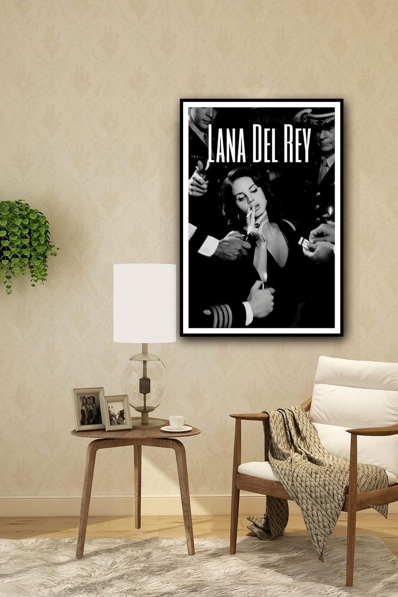 Ukeclvd Malena Movie Poster Lana Del Rey Family Decorative Painting Wall Art Canvas Posters Gifts 16x24 inch No Frame - Image 3