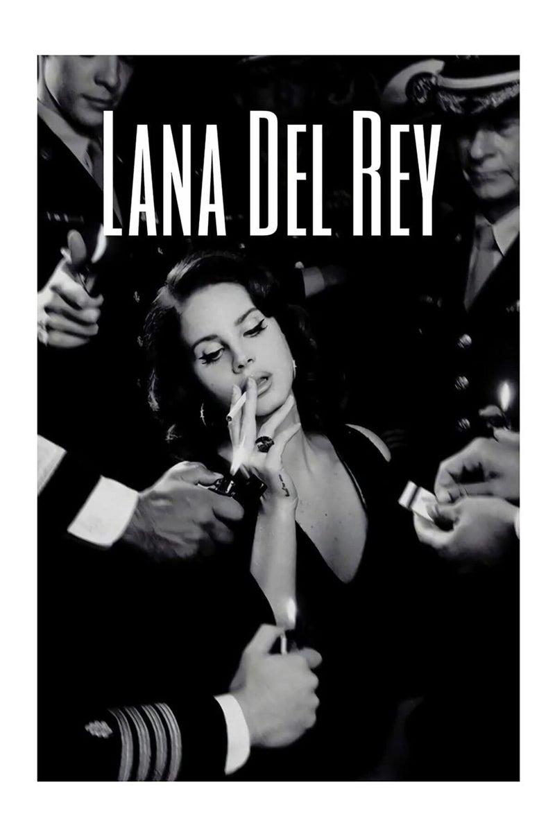 Ukeclvd Malena Movie Poster Lana Del Rey Family Decorative Painting Wall Art Canvas Posters Gifts 16x24 inch No Frame - Image 1