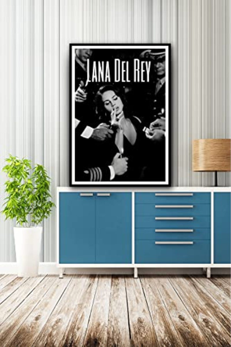 Ukeclvd Malena Movie Poster Lana Del Rey Family Decorative Painting Wall Art Canvas Posters Gifts 16x24 inch No Frame - Image 4