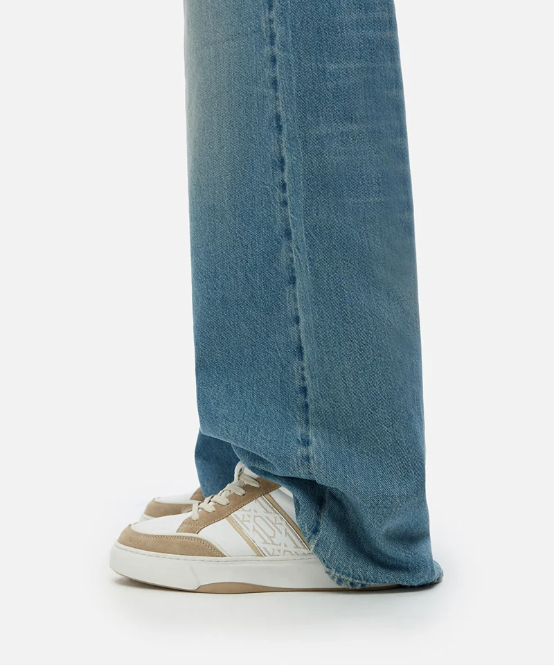 Ipekyol Monogram Pattern Mix Sneakers