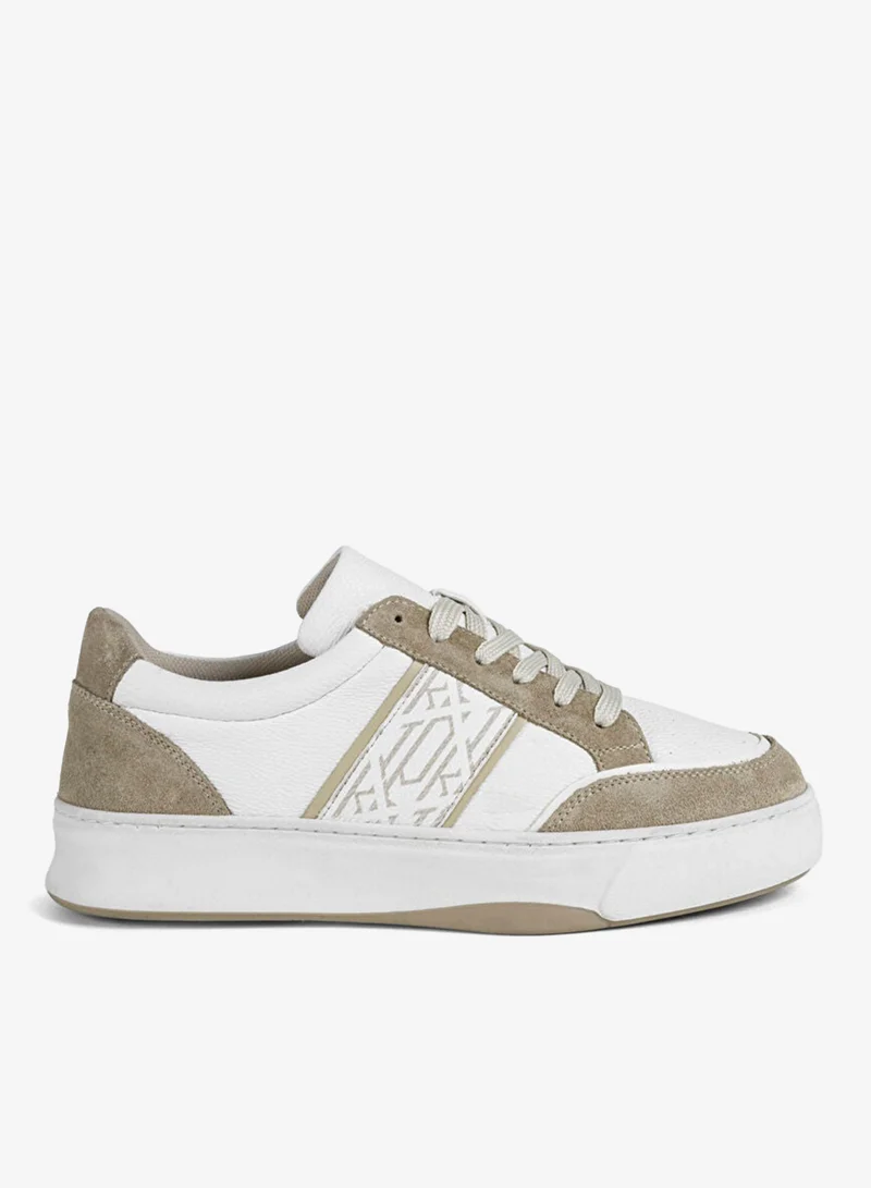 Ipekyol Monogram Pattern Mix Sneakers