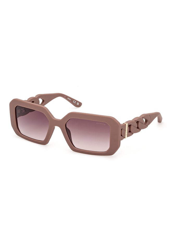 GUESS Women's UV Protection Rectangular Sunglasses - GU0011058F54 - Lens Size: 54 Mm - Image 1