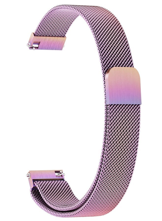 Vanjua 22mm Watch Band Quick Release Replacement Wristbands, Stainless Steel Metal Mesh Loop Adjustable Magnetic Replacement Straps Bands for Men Women - Image 1
