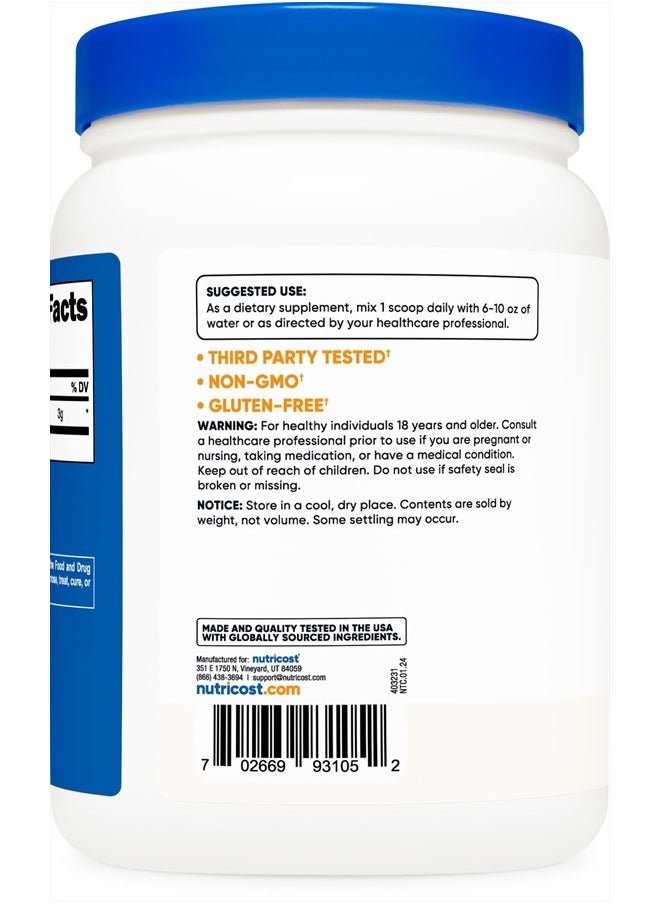 Nutricost - L-Citrulline Malate (2:1) - 600 Grams, 1.3 LB - Image 1