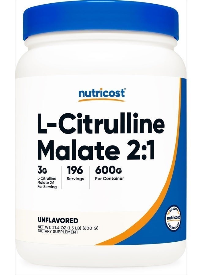 Nutricost L-Citrulline Malate (2:1) - 600 Grams, 1.3 LB - Image 4