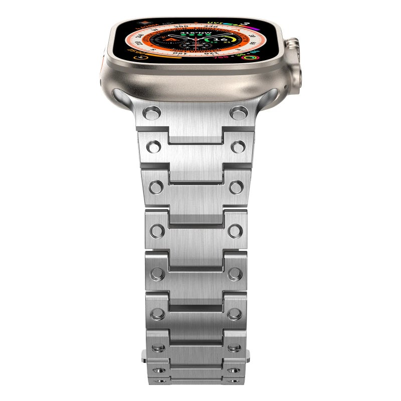 Bluejw 316L Stainless Steel Watch Strap for Apple Watch Ultra Series 9/8/7/6 – Replace the Watch Strap with Luxury Metal Band in 38mm 40mm 41mm 45mm 49mm Sizes - Image 1