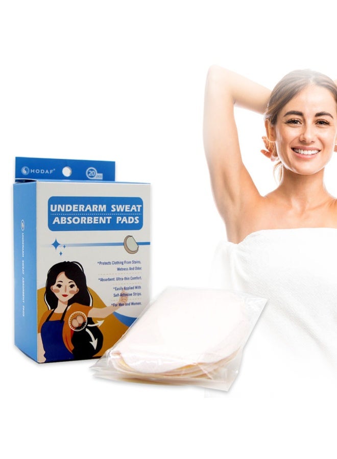 Hodaf Disposable Underarm Non Washable Liner Sweat Pads - Image 1