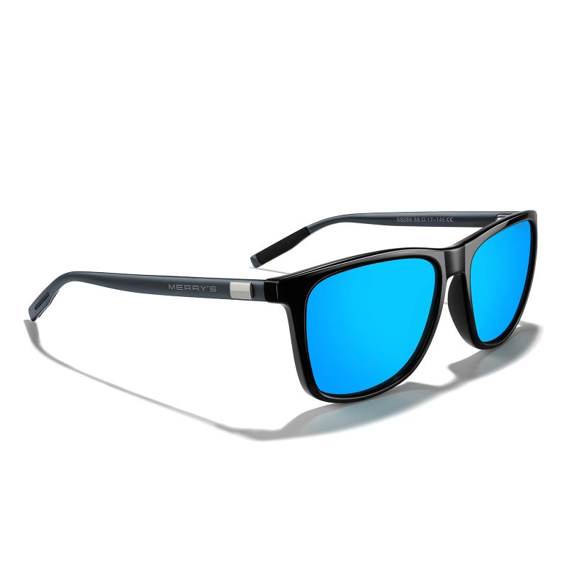 MERRY'S Unisex Polarized Aluminum Sunglasses Vintage Sun Glasses For Men/Women S8286 (Blue, 56) - Image 5