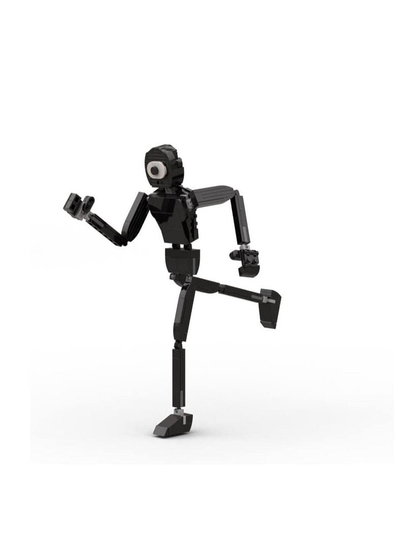 Rainbow Friends Series - Black Friends, Black-Eyed Monster Building Kits, Collectible Toy Models, Strange Monster Action Figures  - Image 3