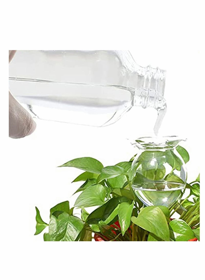 Y&D Plant Waterer Self Watering Globes, 2Pcs Clear Bulbs Garden Hand Blown Glass Water for Indoor Outdoor - Image 2