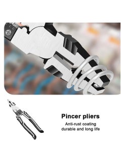 TERXA TERXA 5 In 1 Wire Plier Multipurpose Plier Tool With GrippingWrenchCutterCrimping Wire Stripper Accessories Winding Wire Bending Gadget For Electrician Hand Tool Pack of 1Multicolor  - Image 5
