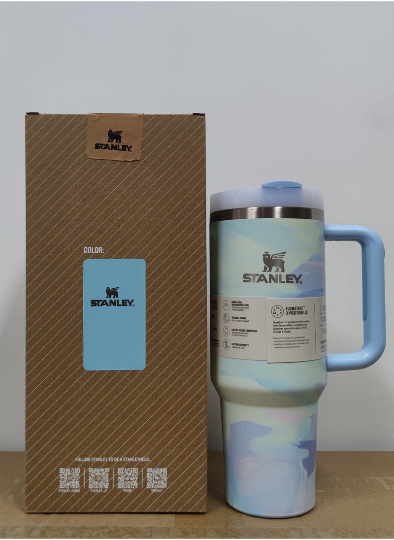 Stanley - Stanley Quencher H2.0 FlowState Stainless Steel Vacuum Insulated Tumbler with Lid and Straw for Water, Iced Tea or Coffee, Smoothie and More, 40 oz - Image 1