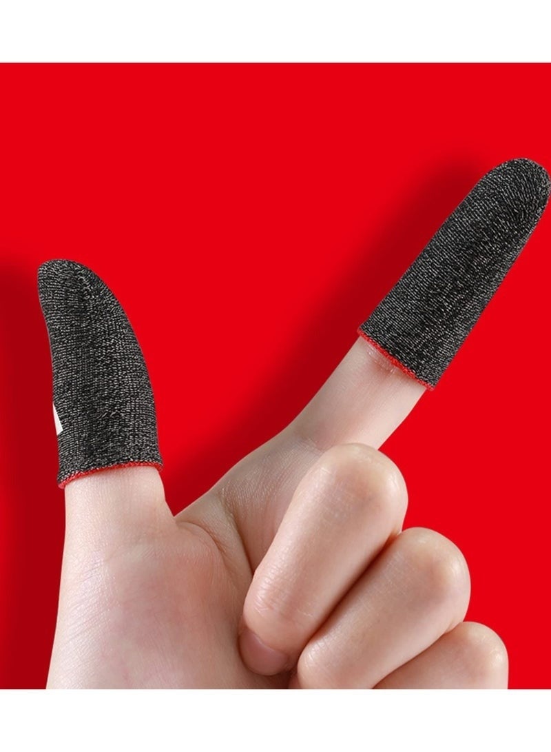2 Pairs Mobile Game Controller Finger Sleeves, Anti-Sweat & Breathable, Full Touch Screen Sensitivity for PUBG, Knives Out, Rules of Survival - Type B - Image 3