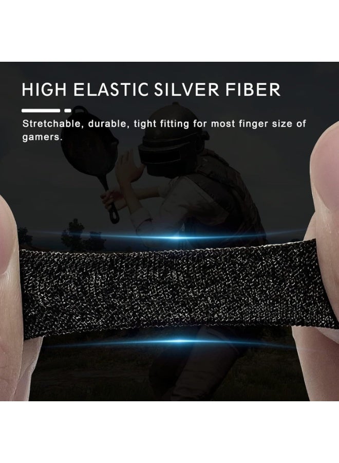 2 Pairs Mobile Game Controller Finger Sleeves, Anti-Sweat & Breathable, Full Touch Screen Sensitivity for PUBG, Knives Out, Rules of Survival - Type B - Image 4