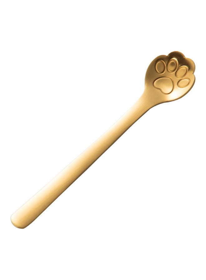 NIBEMINENT Stainless Steel Coffee Drink Dessert Kitchen Mixing Spoon Gold 