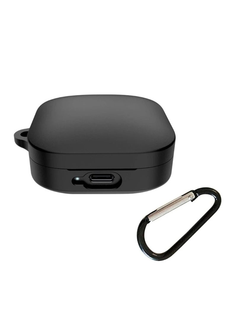Generic Earphone Case For XiaoMi Redmi Buds 6 Active Cartoon Silicone Headphone Case Shockproof With Hook Earbuds Accessories (Black)  - Image 1