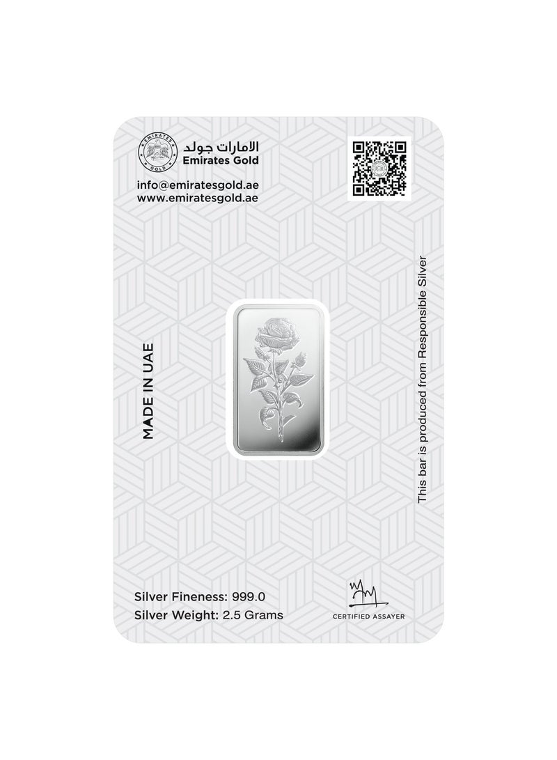 الإمارات جولد سبيكة فضية من الإمارات جولد 2.5 غرام – سبيكة معتمدة - Image 3