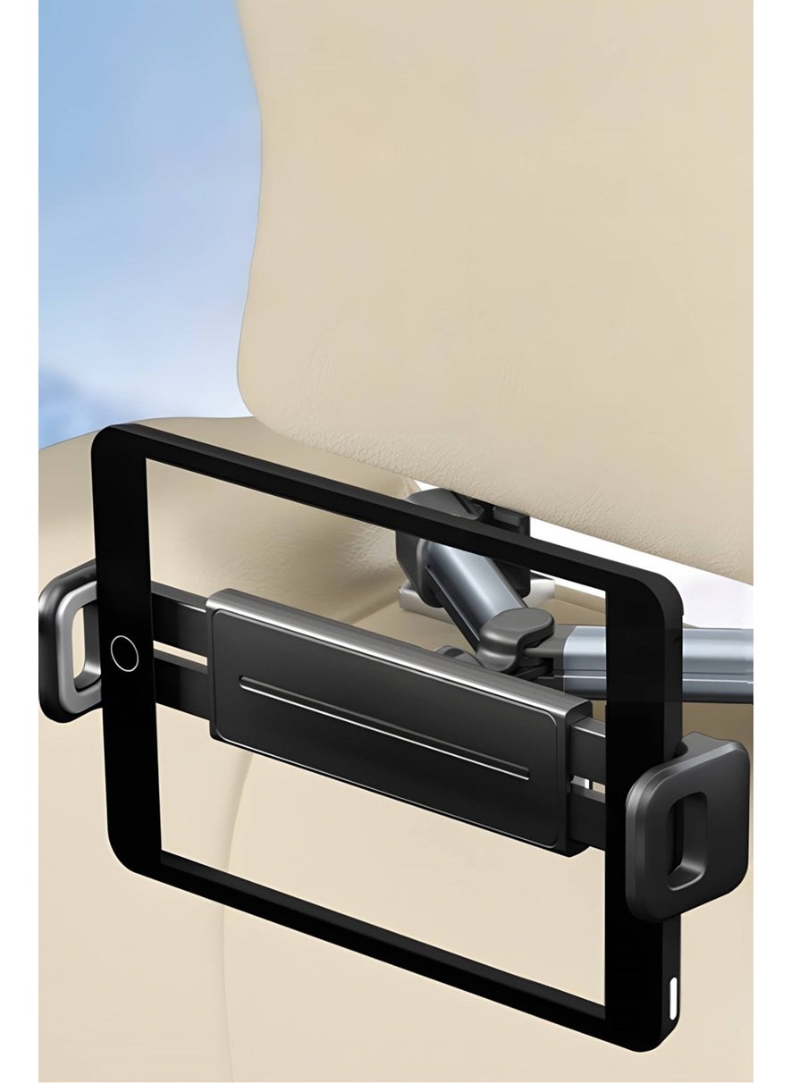 Hiqonic Adjustable Seat Back Tablet Holder and Phone Holder, Tablet Holder Compatible with All Vehicles  - Image 1