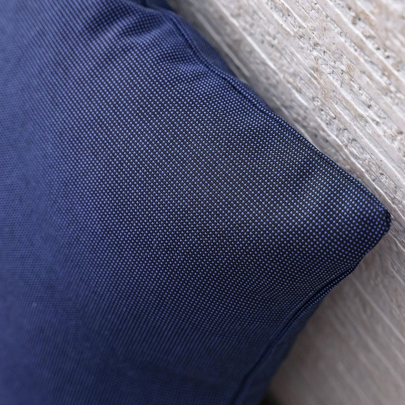 DANUBE HOME Woven Cushion 45X45Cm - Marcie Midnight, Blue, Refined Woven Lounge Cushion, 100% Olefin Fabric, For Patio Furniture, Covered Lounges And Garden Chair - Image 3