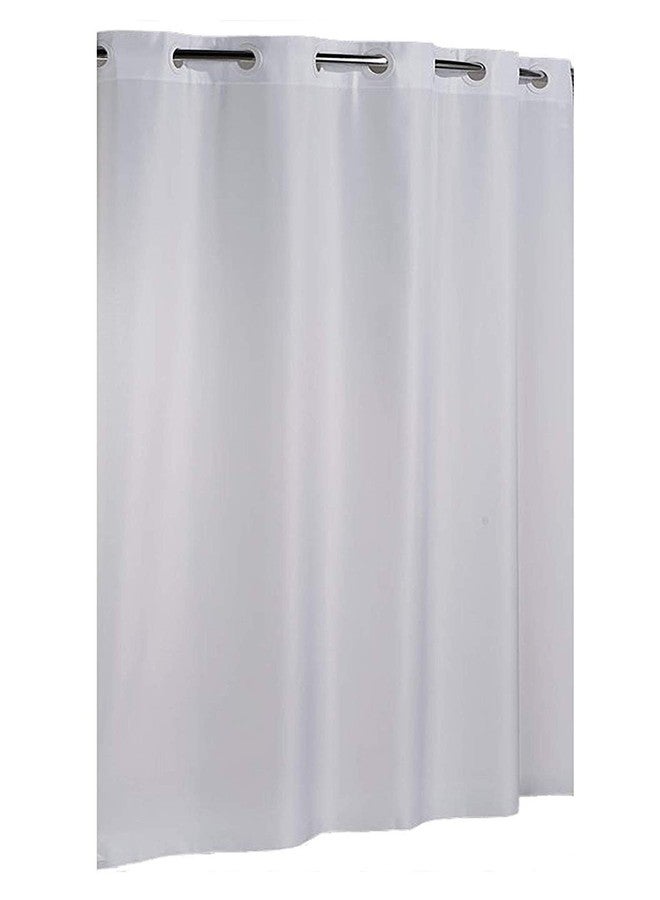 Hookless Shower Curtain - Plainweave White - 71" x 80" - Image 1