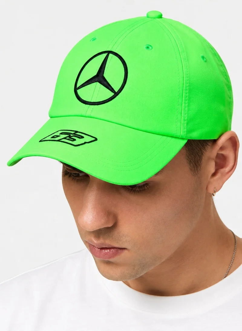 AMG Petronas Formula 1 Team Mercedes-AMG Petronas F1 Team Driver Dad Cap - Neon Green