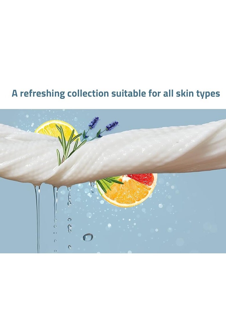 globalstar Globalstar Refreshing Wet Towels – Premium Perfumed Cotton Towels for Hygiene & Freshness – Available in 20, 40 & 60 Pcs Packs  - Image 5
