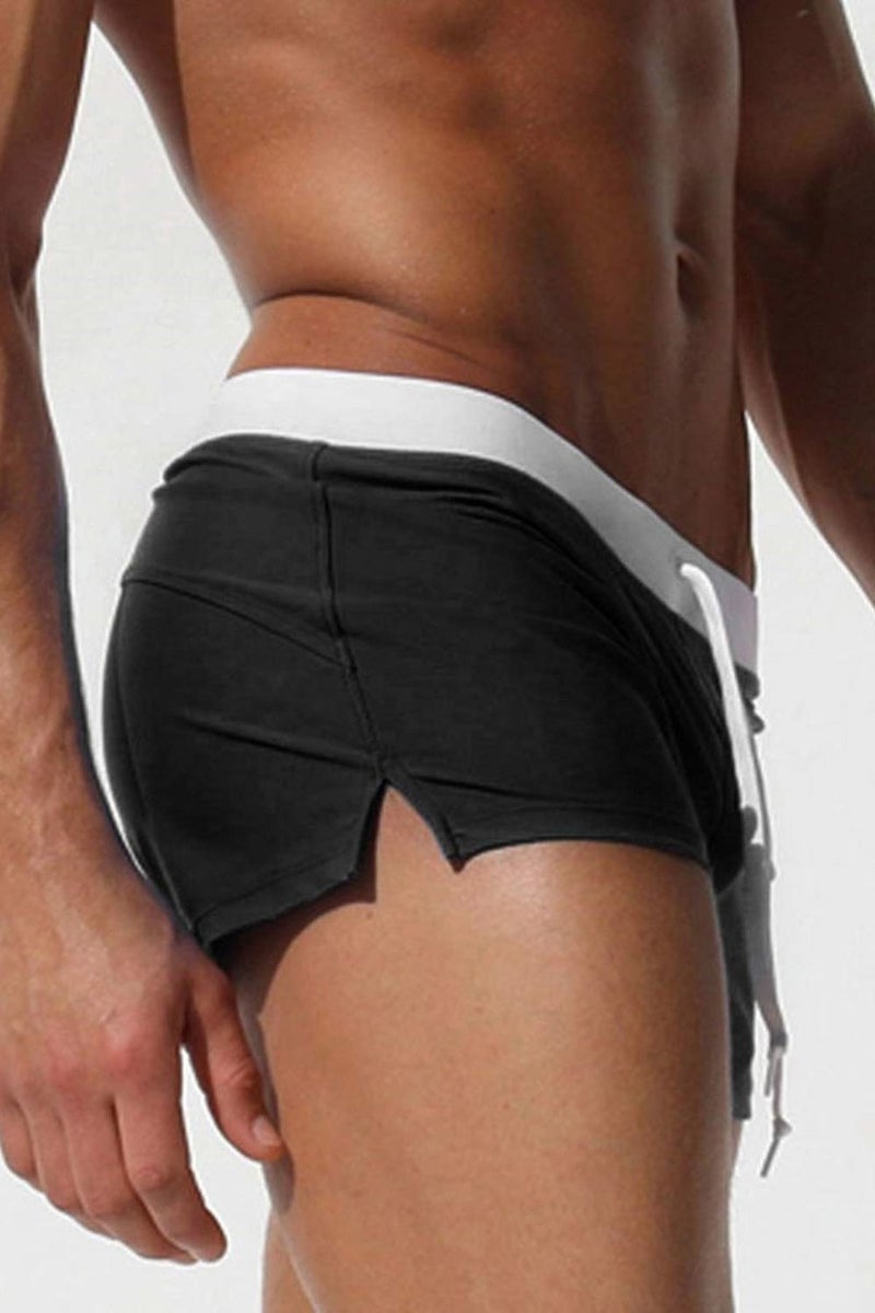 Angelsin Black Men's Swim Shorts  - Image 2