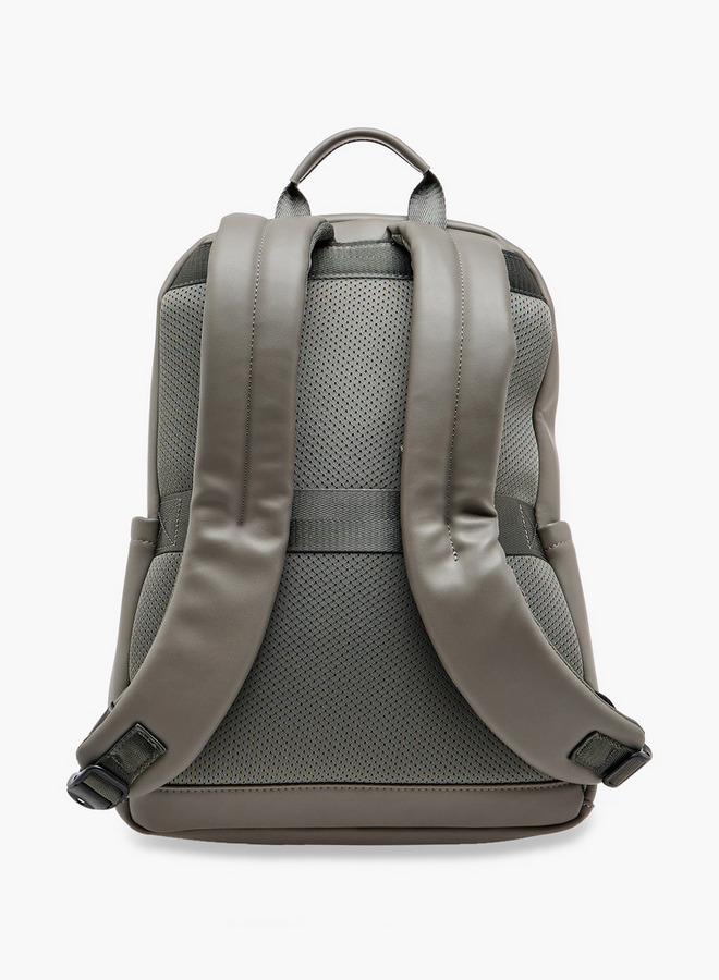 DUCHINI Solid Backpack with Adjustable Shoulder Straps - 31x17x43 cm - Image 3
