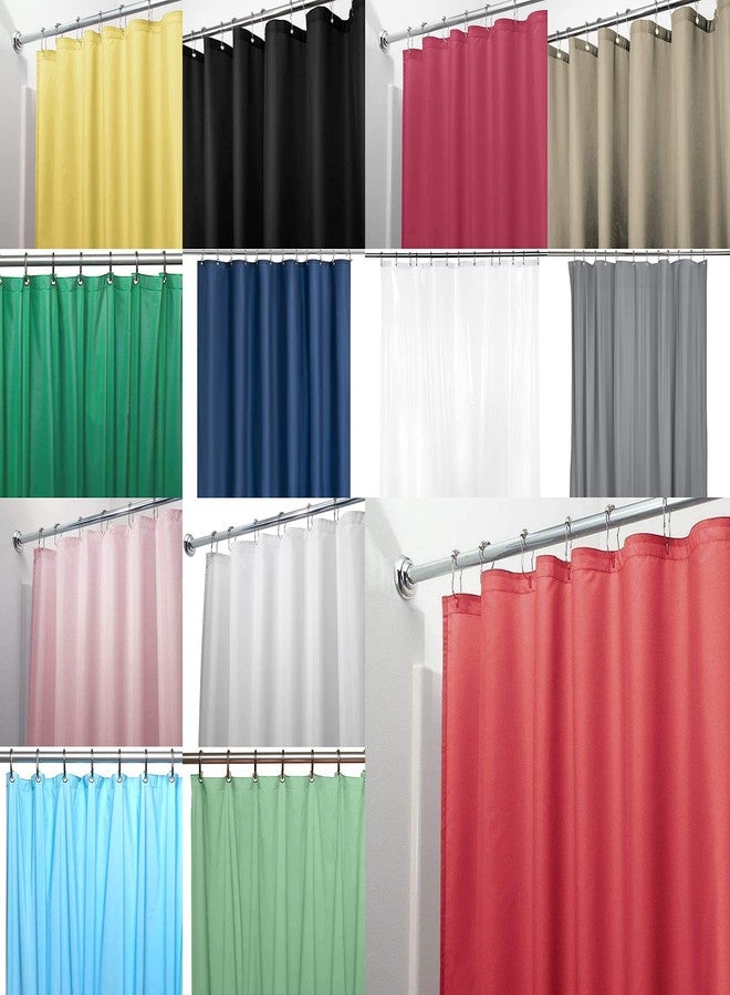 Shower Curtain Liners, 70 x 72 Inches with 12 Metal Grommet Holes, Waterproof Heavy Duty Plastic Liners: Pale Blue - Image 2