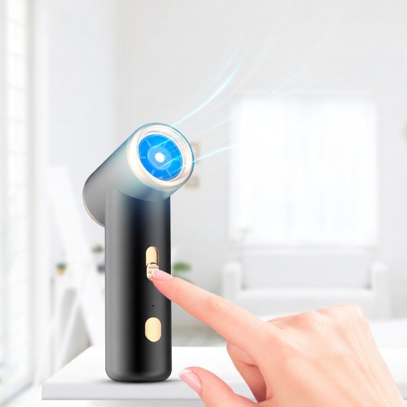  COLBOR COLBOR AirMaxx A1 60W Electric Air Duster Mini Jet Fan with LED Light 100000RPM 4-30m/s Stepless Adjustment with 1100mAh Battery Built in 1/4in Threaded Hole with Detachable Nozzle Handheld Air - Image 5