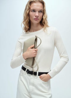 MANGO Round-Neck Knitted Sweater  - Image 3
